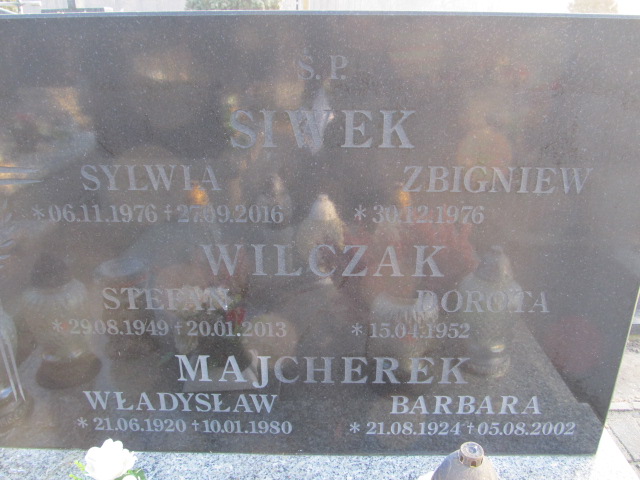 Dorota Wilczak 1952 Bobrek - Grobonet - Wyszukiwarka osób pochowanych